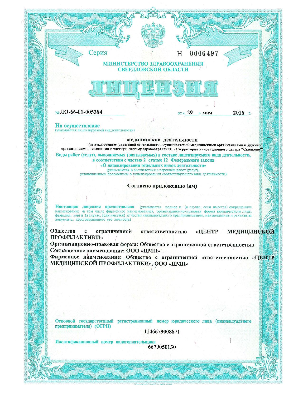 Лицензия 1